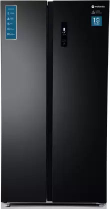 Motorola 592 L Smart Wifi Enabled Frost Free Side by Side Refrigerator (Premium Black, 592HSMTB)(OPEN BOX) Motorola 592 L Smart Wifi Enabled Frost Free Side by Side Refrigerator (Premium Black, 592HSMTB)(OPEN BOX)